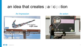 44Confidential © 2014
an idea that creates participation
An Impression An action
 