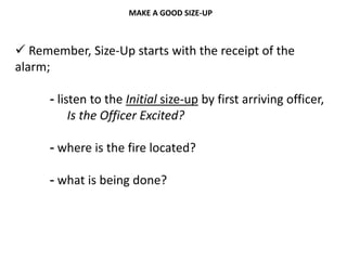 Make a good size up- | PPT