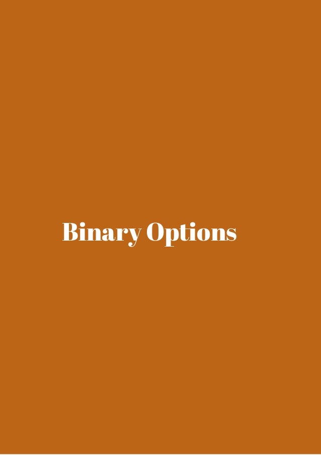 Make a living trading binary options