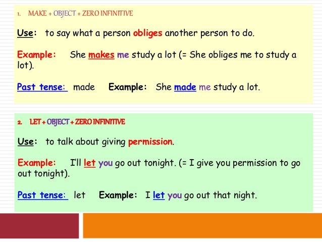 Have Let Get Make Make And Let : English Grammar: Causative Verbs: Make, Have, Let, Get ...