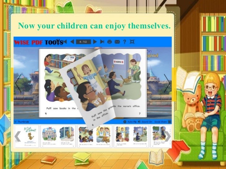 Make a page flip book of cartoon