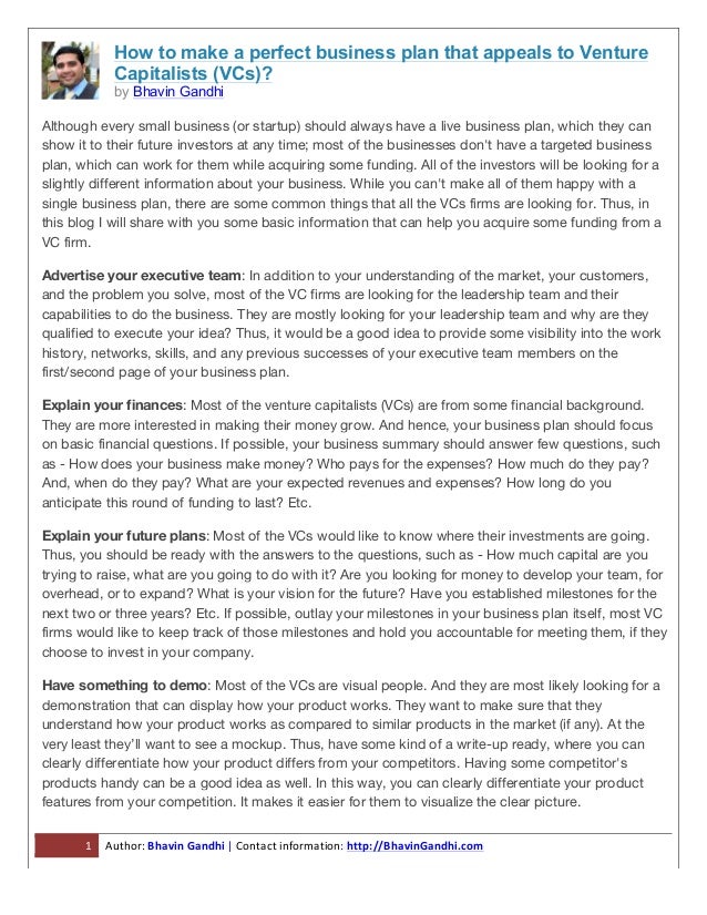 Free sample business plan image