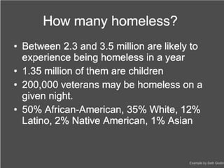 Example by Seth Godin
 