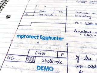 NETSQUARE (c) SAUMIL SHAH#HITB2019AMS
mprotect Egghunter
DEMO
 