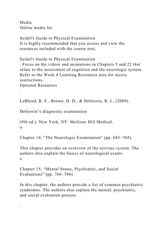 Make a SOAP Note Not a narrative essay Assessing Neurological Sympt.docx