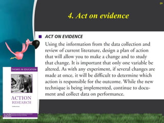 4. Act on evidence 19