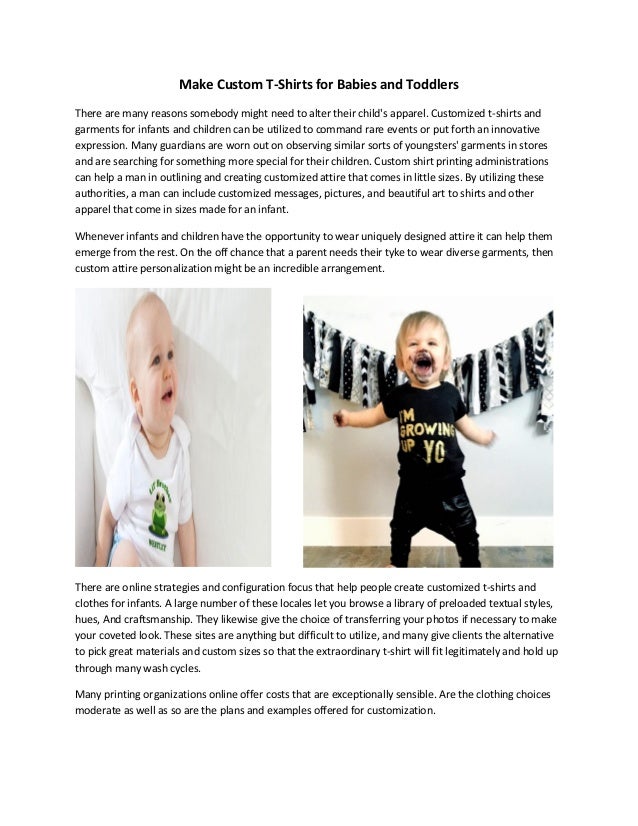 custom shirts for babies