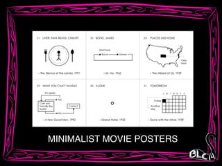 MINIMALIST MOVIE POSTERS
 