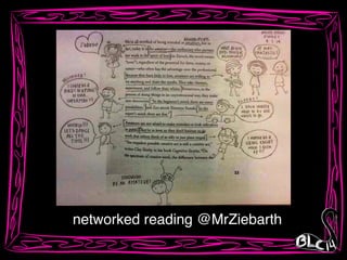 networked reading @MrZiebarth
 