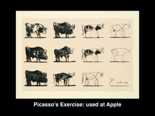 Picasso’s Exercise: used at Apple
 