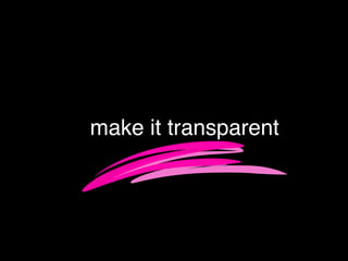 make it transparent
 