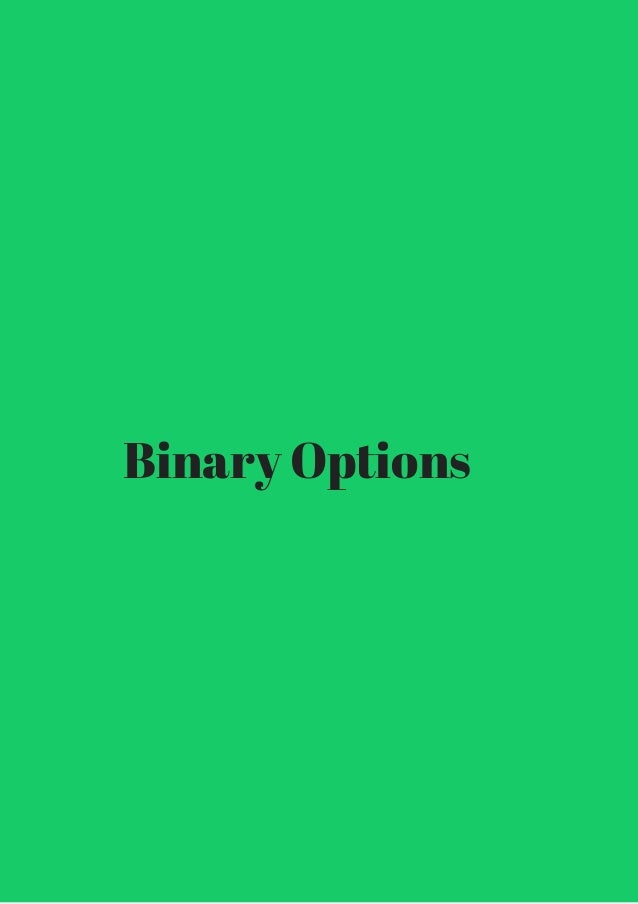 Easy money with binary options