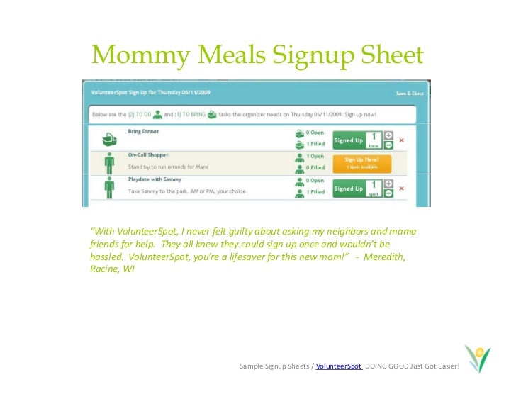 make free and easy online calendar sign up sheets