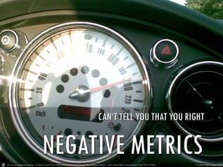 CAN‘T TELL YOU THAT YOU RIGHT

NEGATIVE METRICS

 