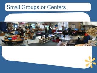 Small Groups or Centers
 