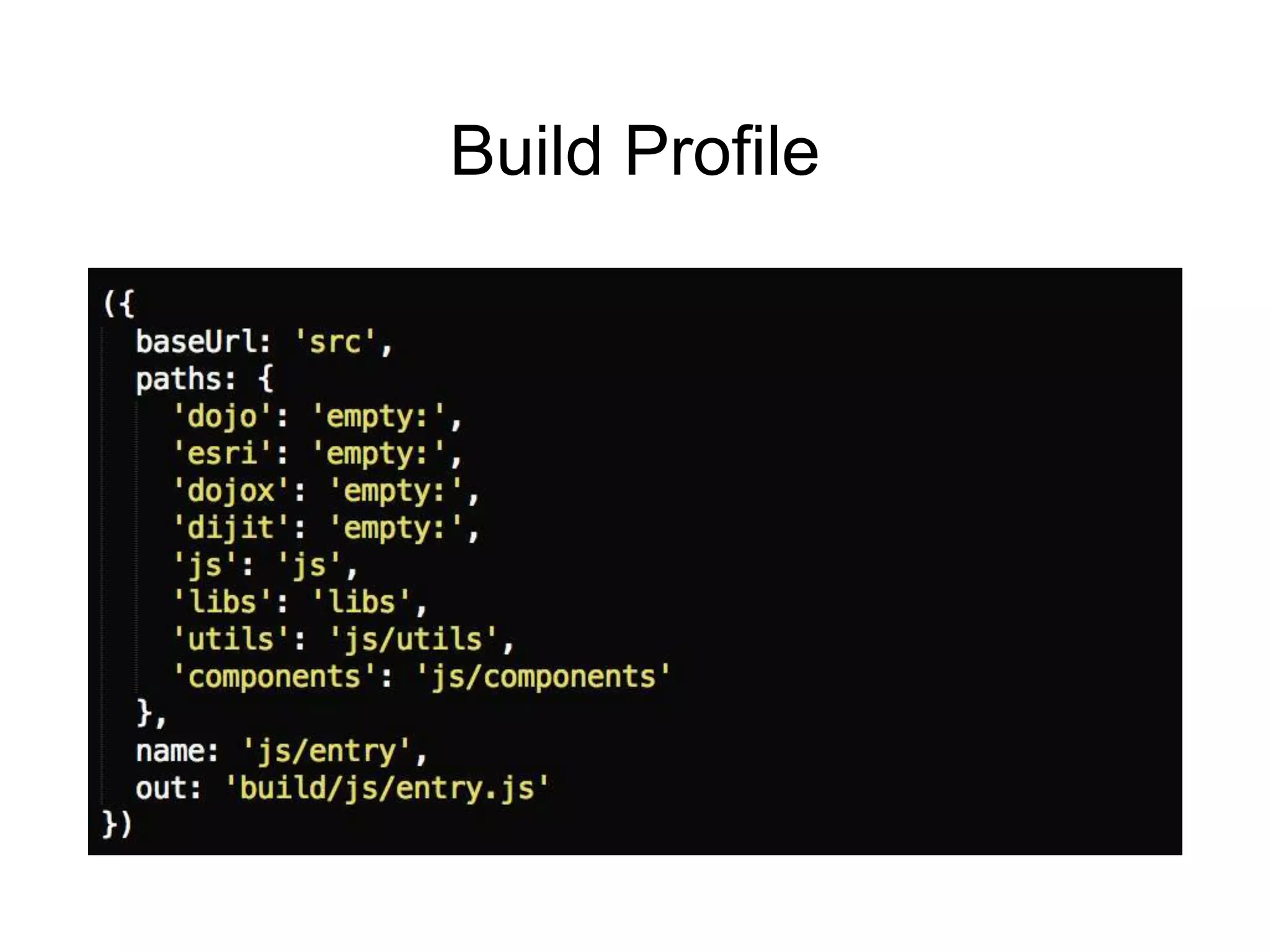 Build Profile
 