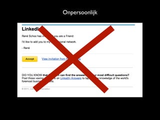 Onpersoonlijk
 