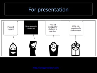 For presentation




 http://stripgenerator.com
 