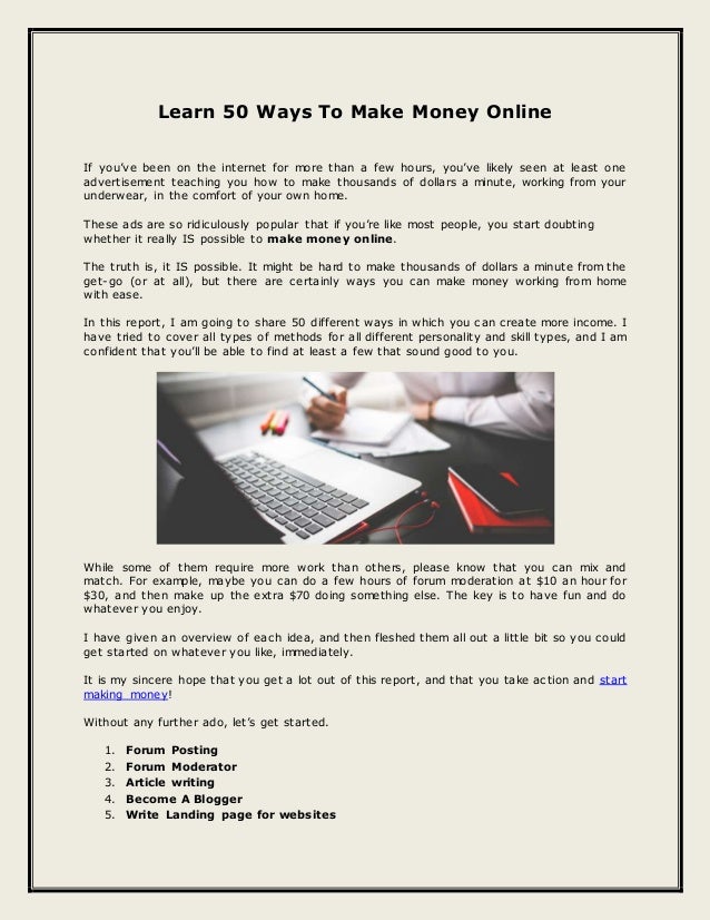 Make Money Online - 