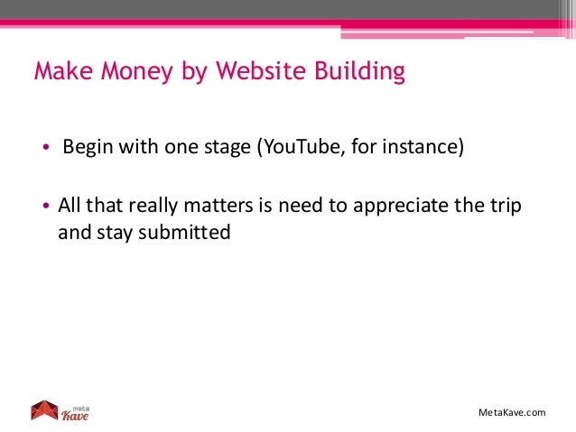 Making money with a dating site