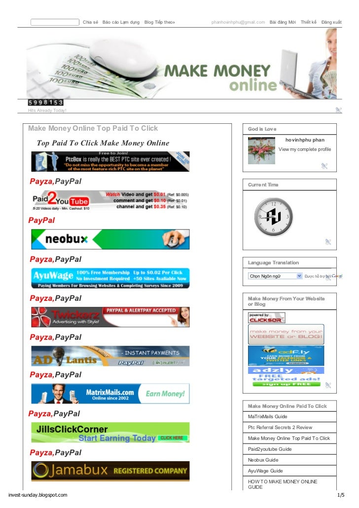 Make money online coupons