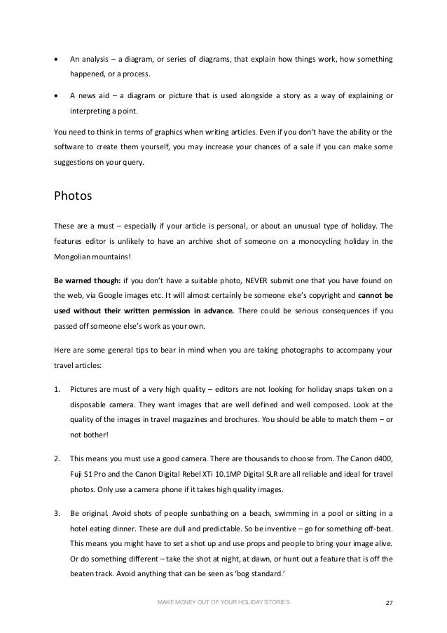 essay writing an outline of vacation