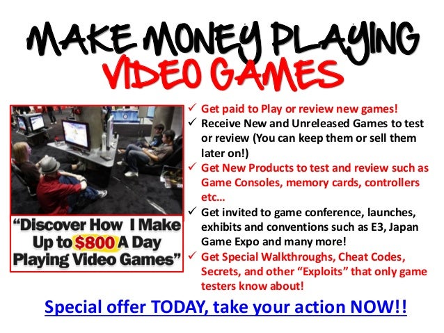 Make Money Playing Games Online For Free - 