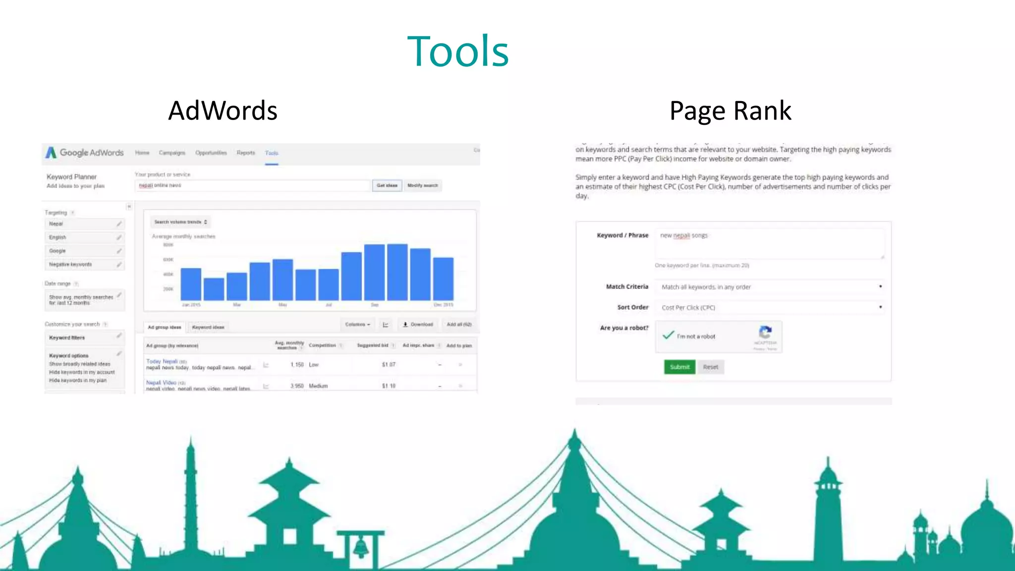 Tools
Page RankAdWords
 