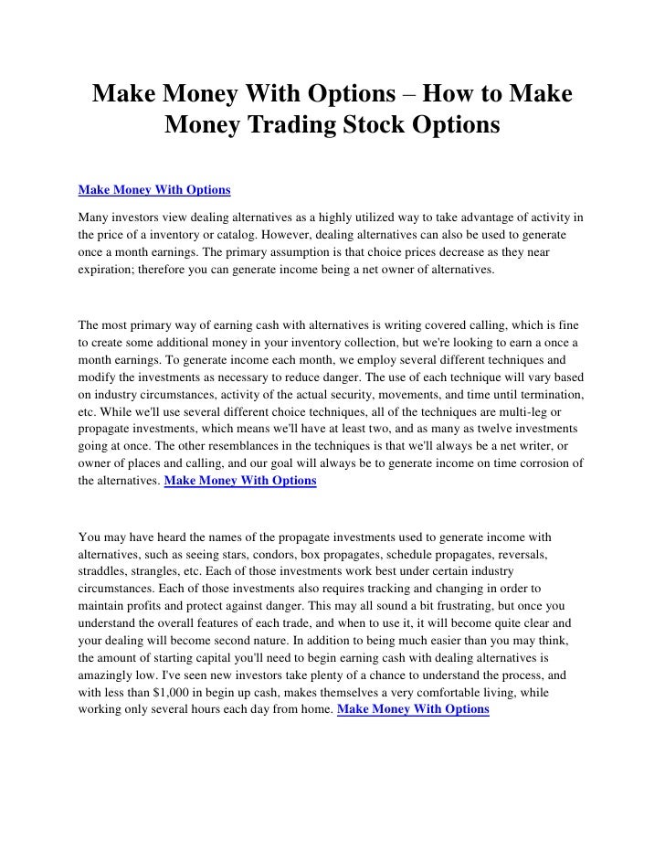 Bank stock options