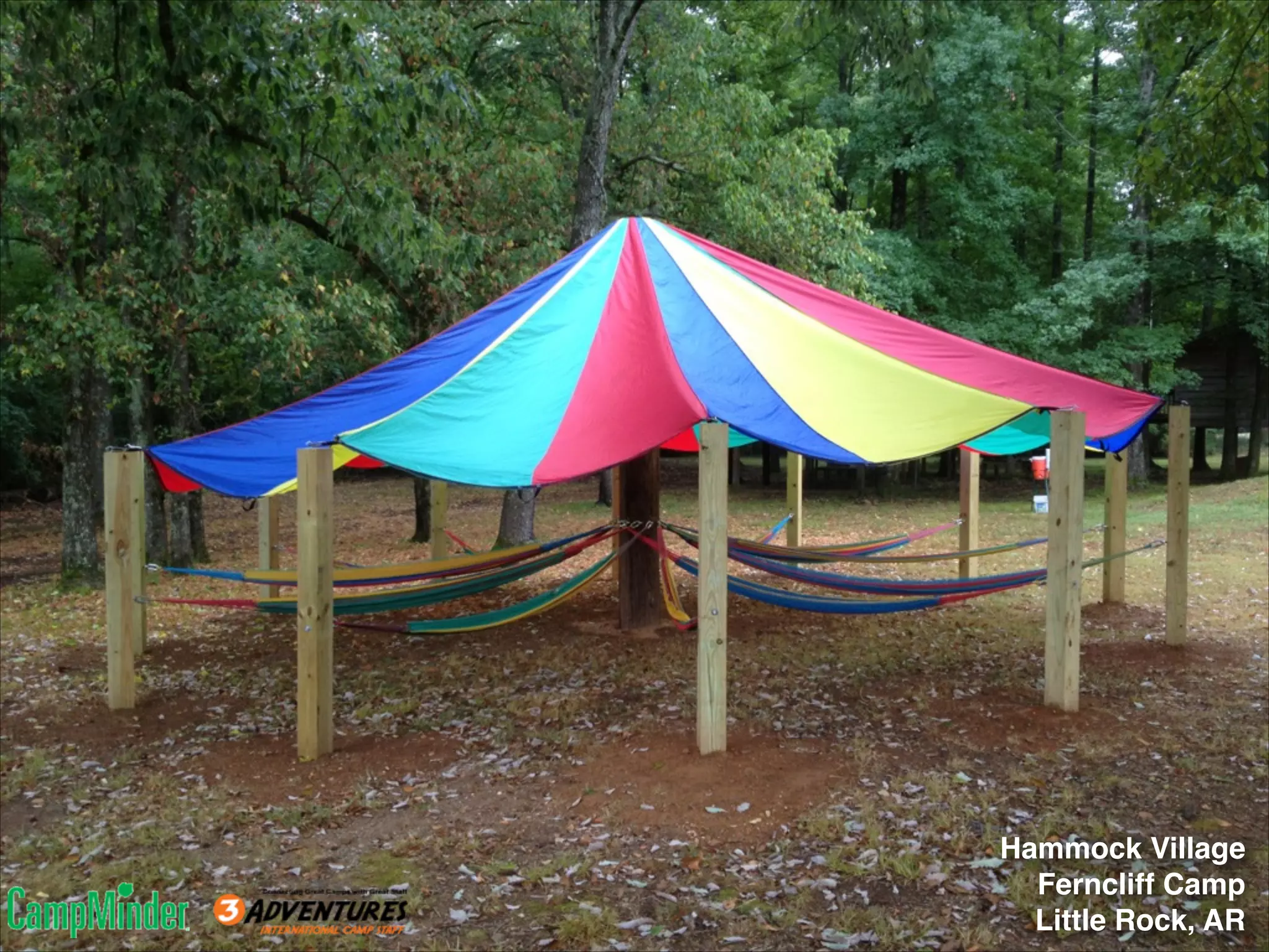 Hammock Village!
Ferncliff Camp!
Little Rock, AR

 