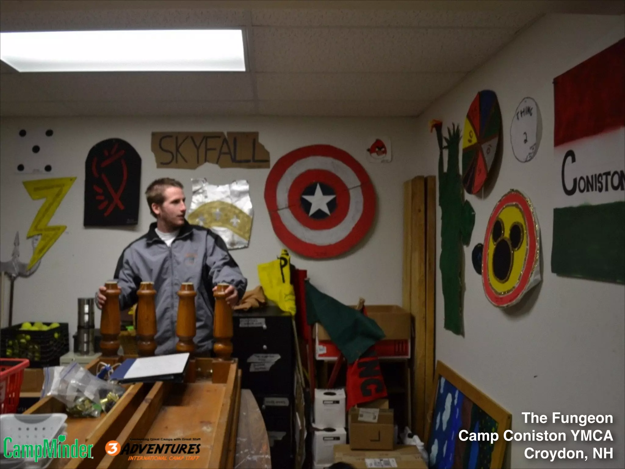 The Fungeon!
Camp Coniston YMCA!
Croydon, NH

 