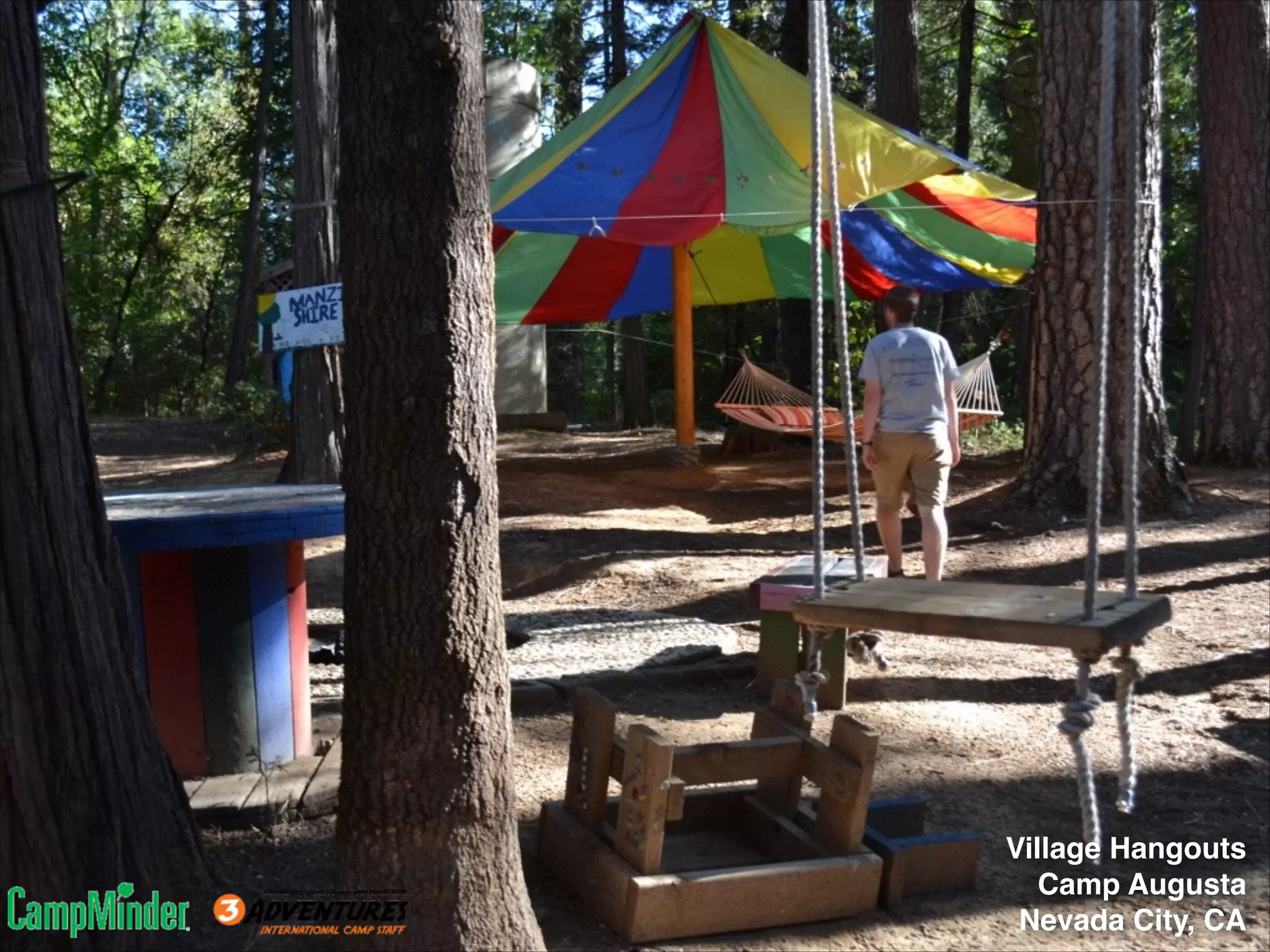 Village Hangouts!
Camp Augusta!
Nevada City, CA

 