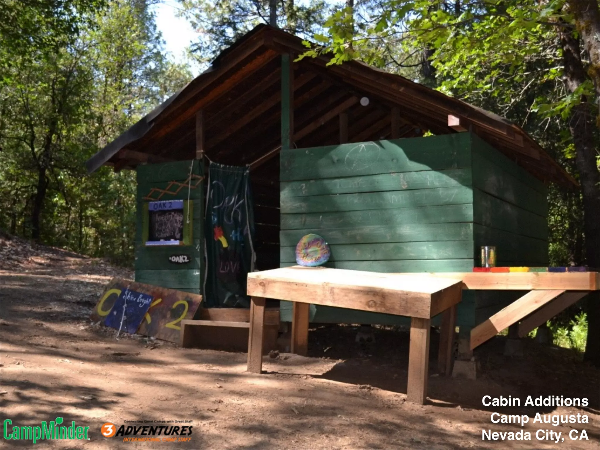Cabin Additions!
Camp Augusta!
Nevada City, CA

 