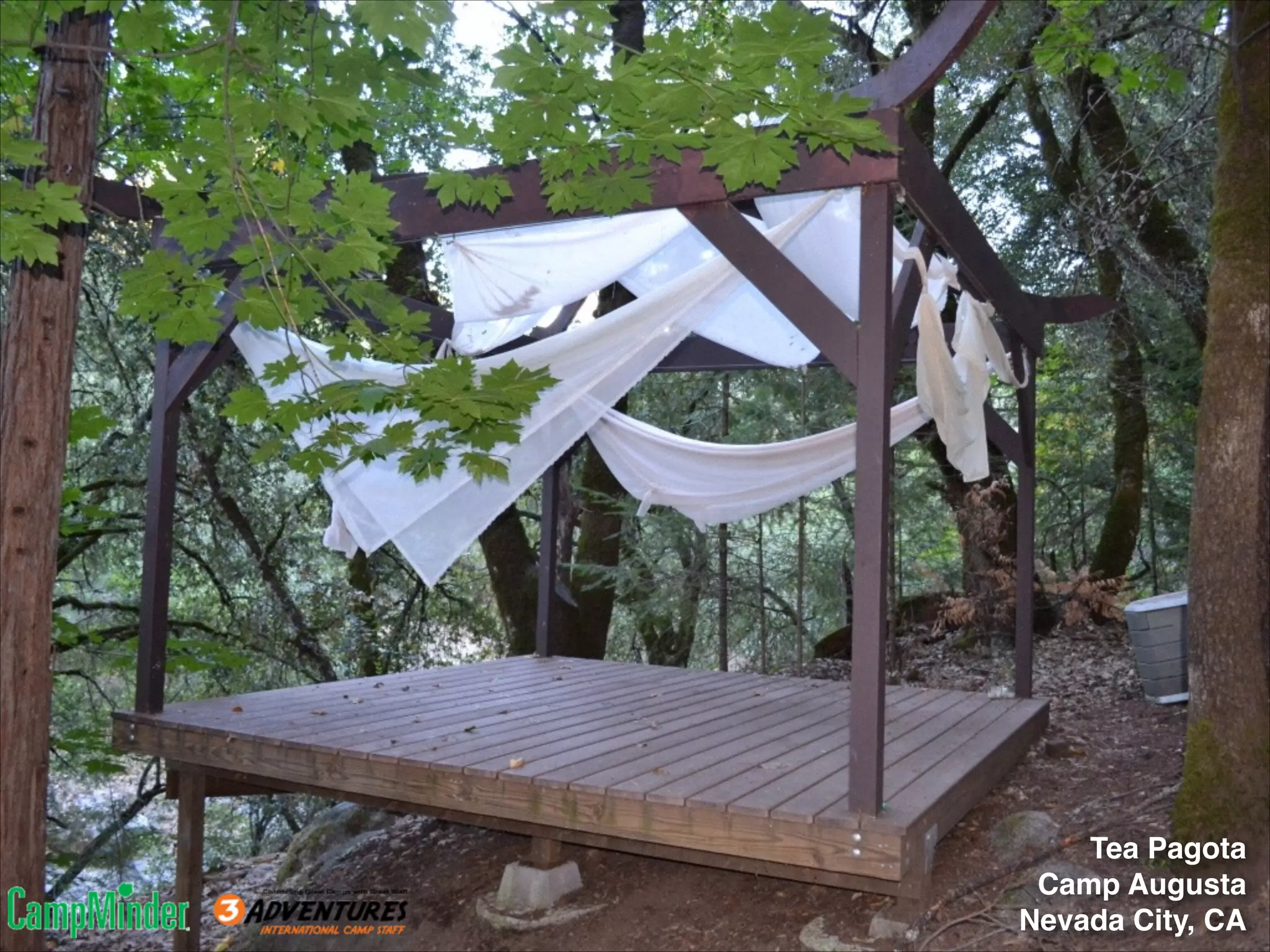 Tea Pagota!
Camp Augusta!
Nevada City, CA

 