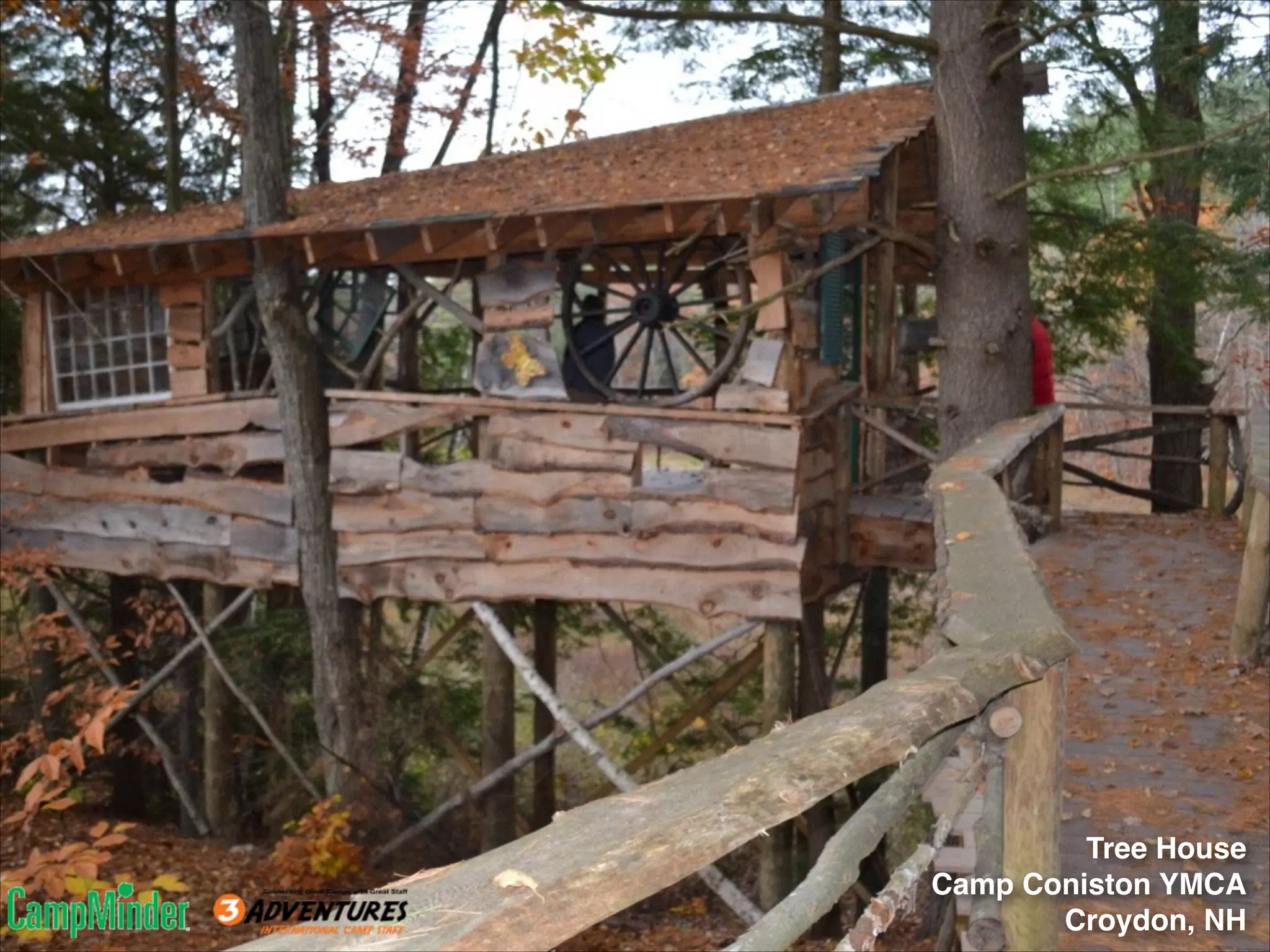 Tree House!
Camp Coniston YMCA!
Croydon, NH

 