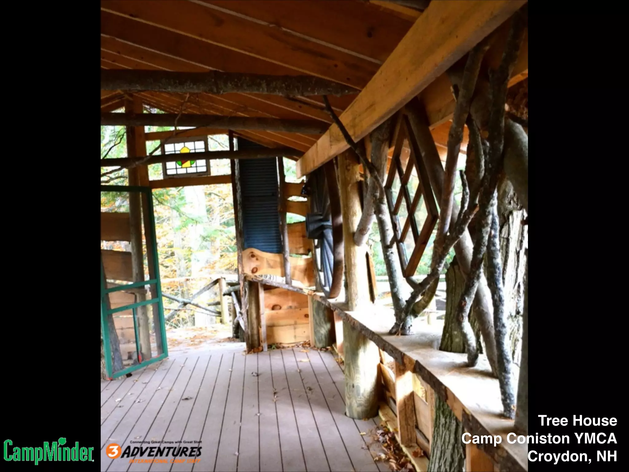 Tree House!
Camp Coniston YMCA!
Croydon, NH

 