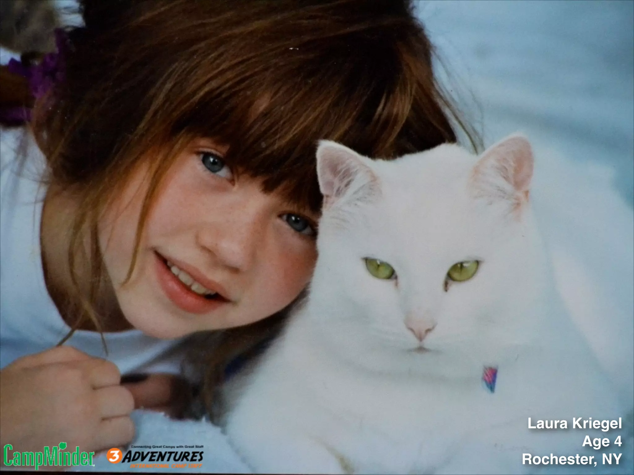 Laura Kriegel!
Age 4!
Rochester, NY

 