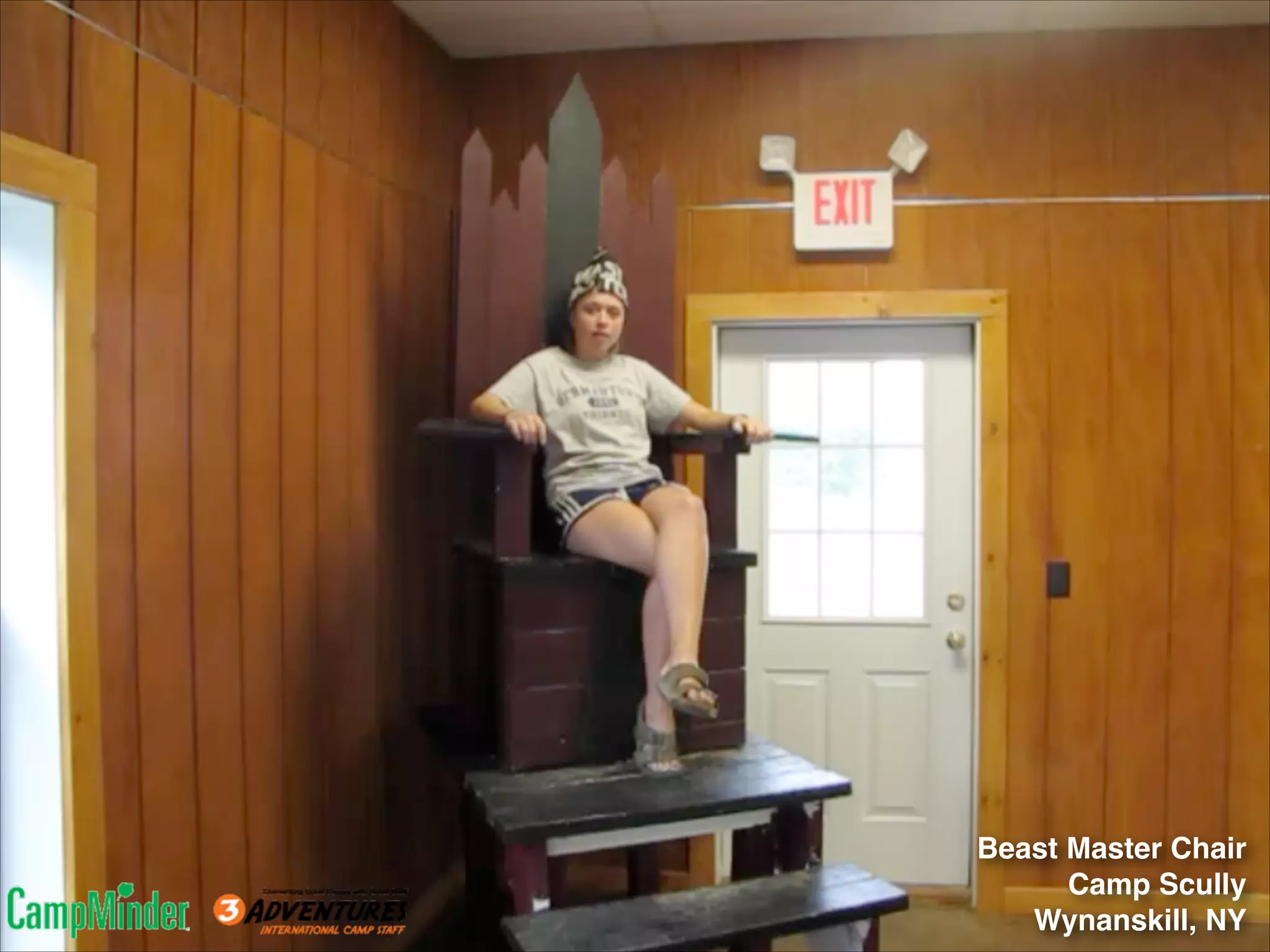 Beast Master Chair!
Camp Scully!
Wynanskill, NY

 
