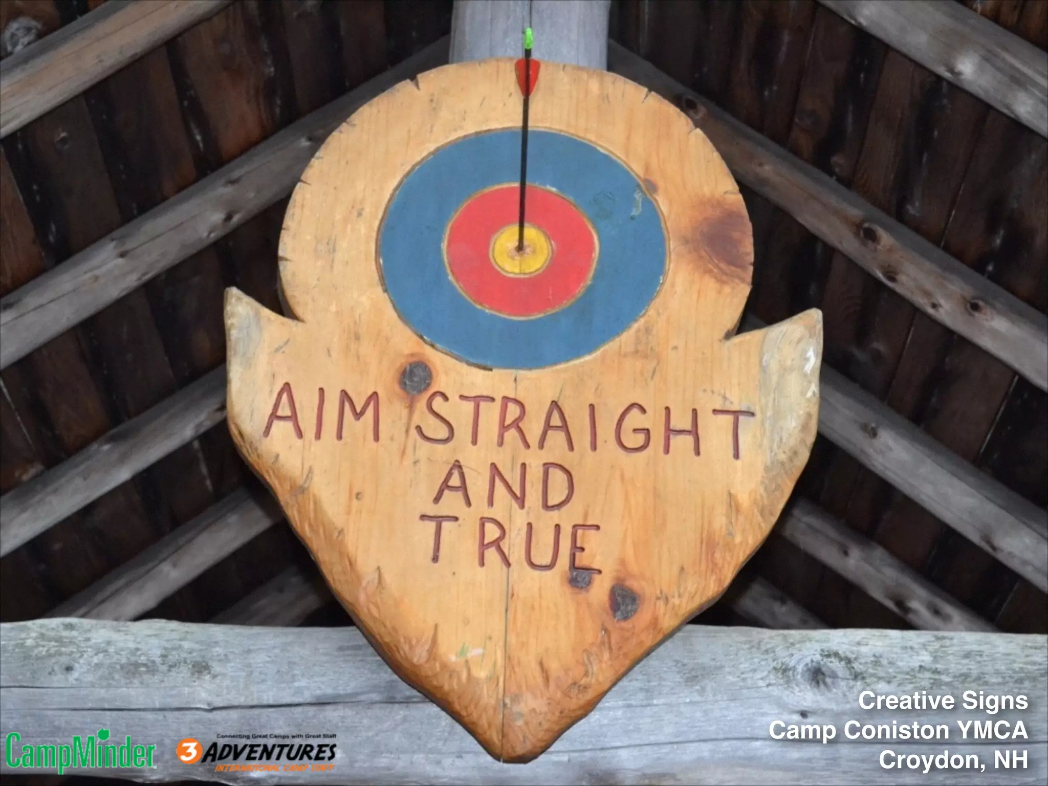 Creative Signs!
Camp Coniston YMCA!
Croydon, NH

 