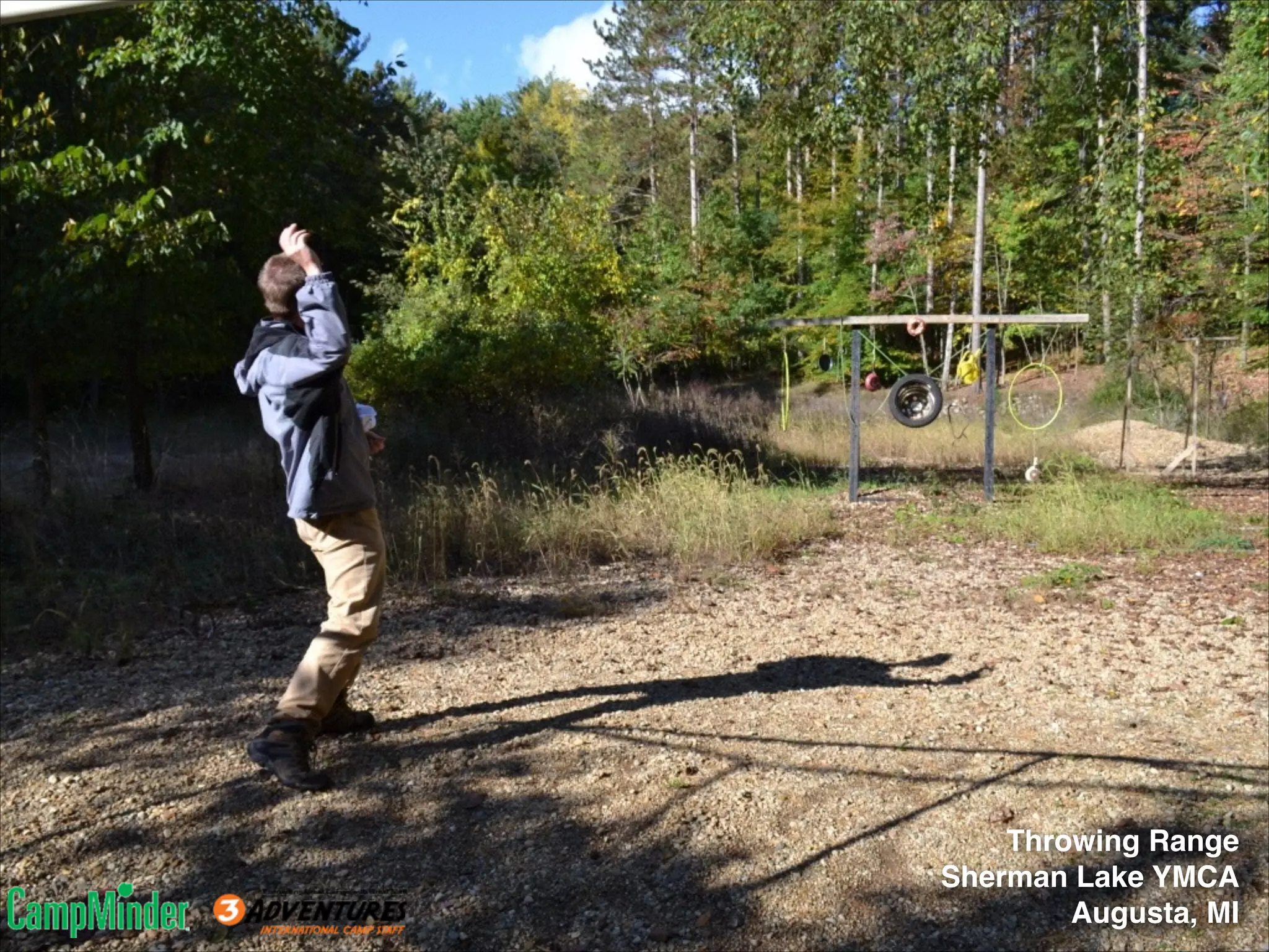 Throwing Range!
Sherman Lake YMCA!
Augusta, MI

 