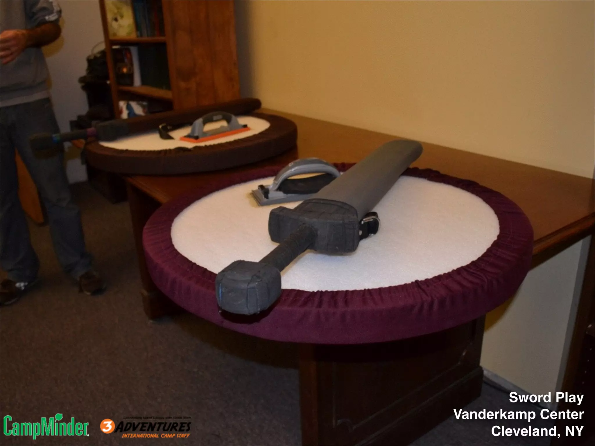 Sword Play!
Vanderkamp Center!
Cleveland, NY

 