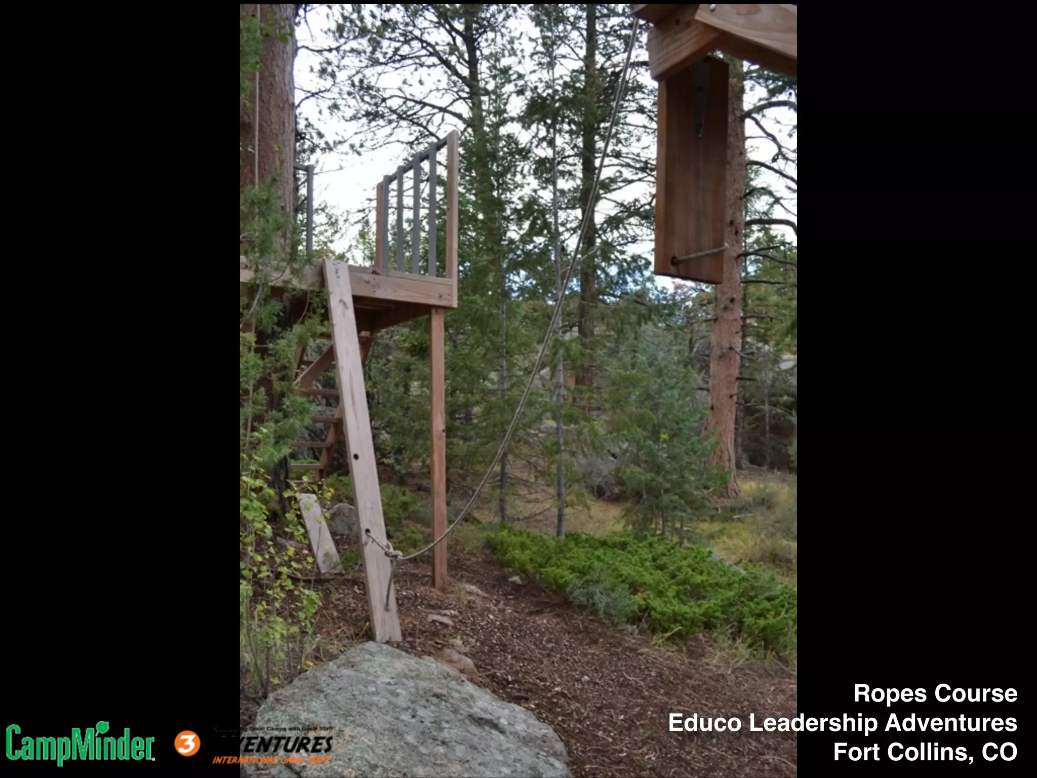 Ropes Course!
Educo Leadership Adventures!
Fort Collins, CO

 