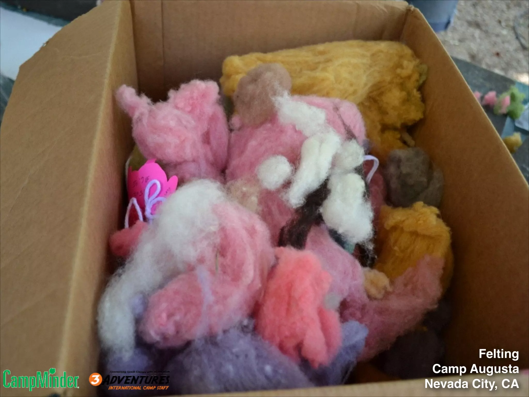 Felting!
Camp Augusta!
Nevada City, CA

 