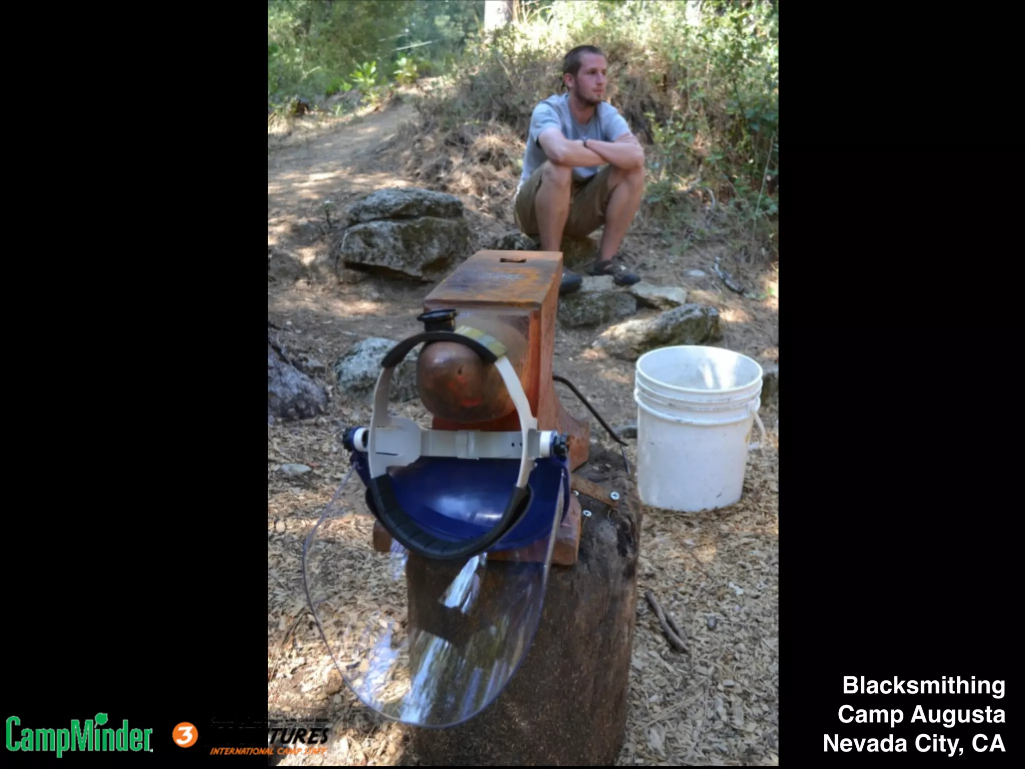 Blacksmithing!
Camp Augusta!
Nevada City, CA

 