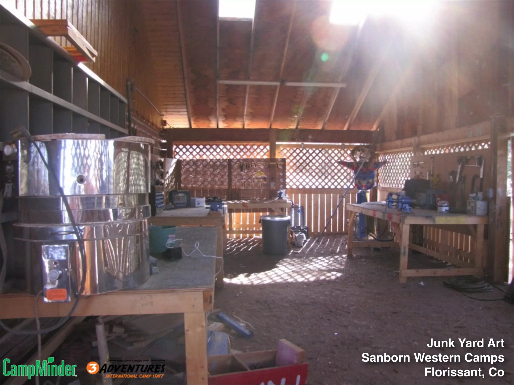 Junk Yard Art!
Sanborn Western Camps!
Florissant, Co

 