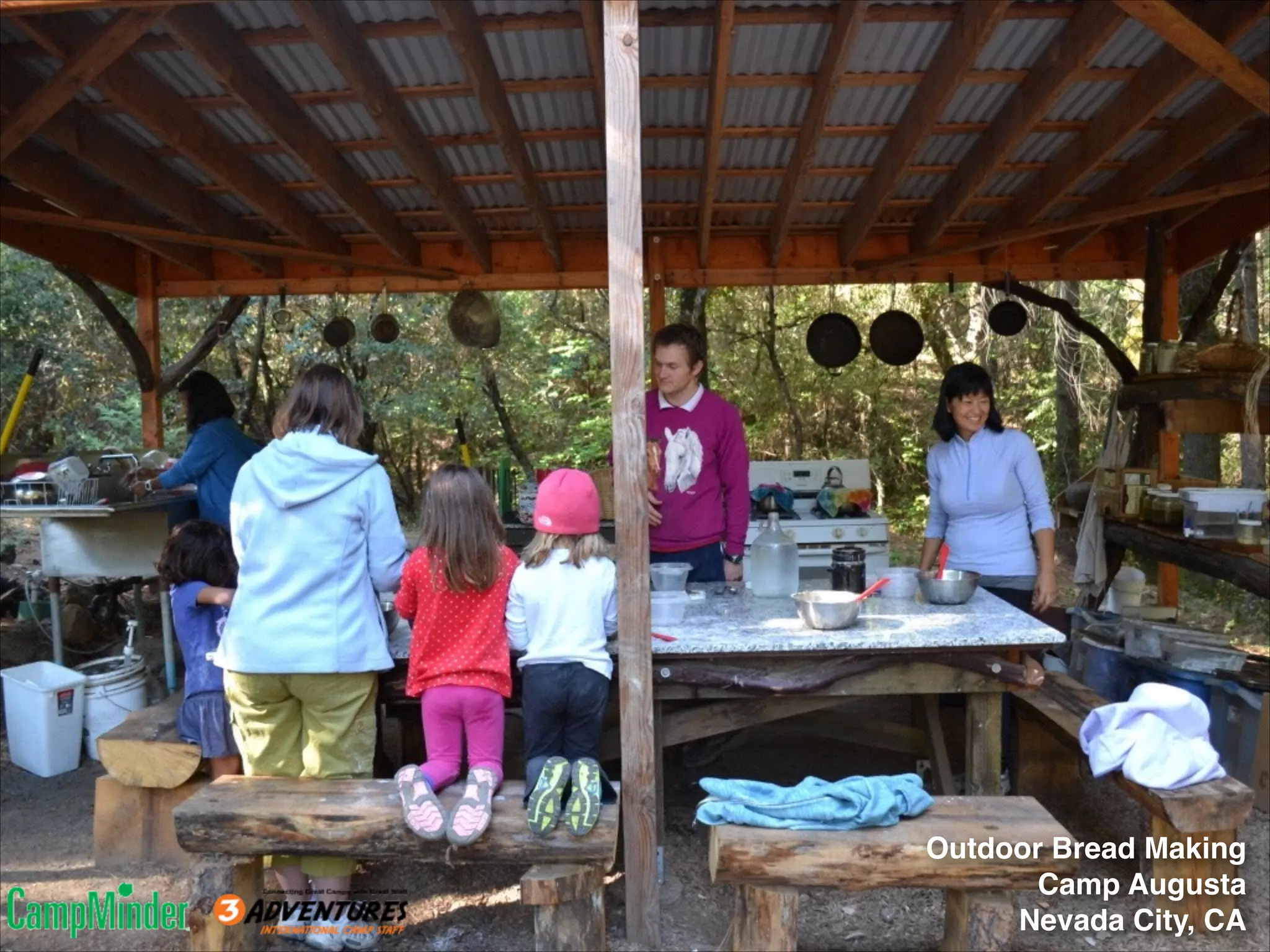 Outdoor Bread Making!
Camp Augusta!
Nevada City, CA

 
