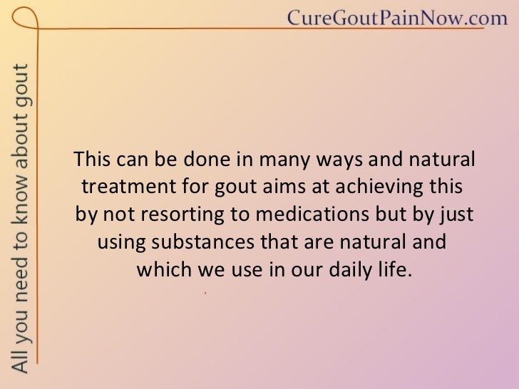 Natural Ways To Prevent Gout Natural Ways To Prevent Gout