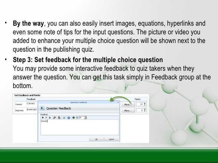 make multiple choice test