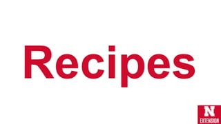 Recipes
 