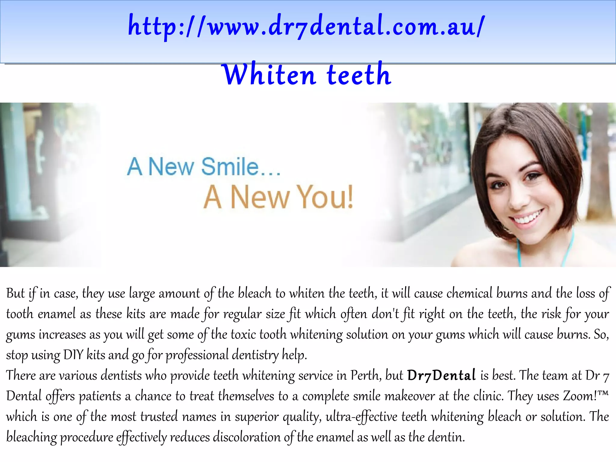 Teeth Whitening Australia PPT